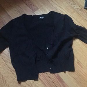 Black APT 9 Shrug Cardigan